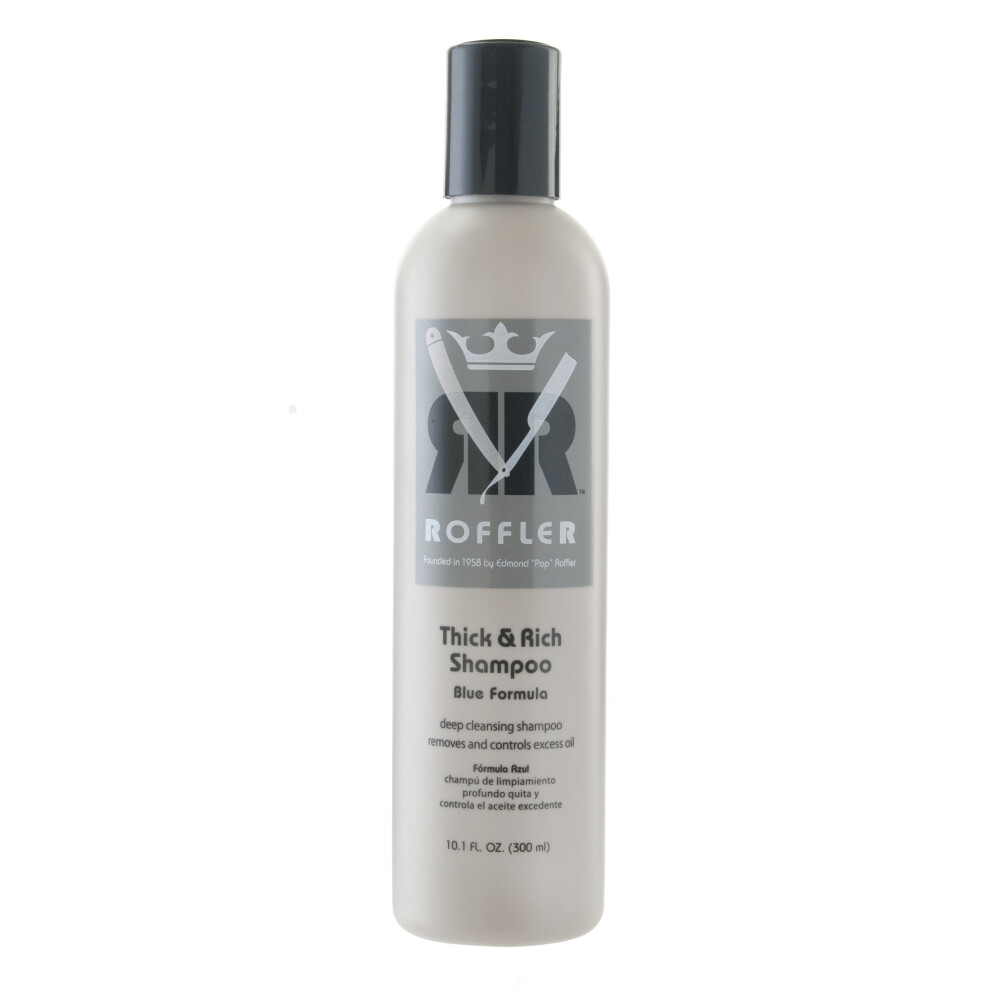 Roffler Blue Thick And Rich Shampoo Formula, 10.1 Fluid Ounce