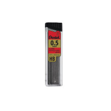 Pentel Super Hi-Polymer -lyijynvaihtot   ytt   pakkaukset 0,5 mm Hb musta 30 kpl/tuubi