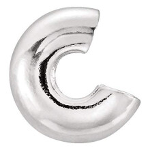 40 buc .925 Sterling Silver Nod capac rotund de margele sertizate 3 mm / Constatari / Luminos