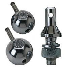 Convert-A-Ball 904 Nickel-Plated Shank with 2 Balls - 1""""