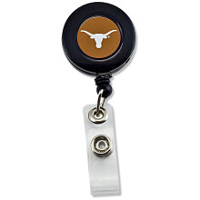 aminco NCAA Texas Longhorns Badge Reel Black Large