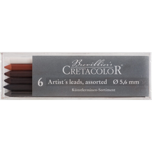 CRETACOLOR Graphite Lead Set  6-Colors  multicolor  5.000 2