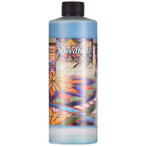 Pot de 16 onces Speedball Underglaze Sea Blue