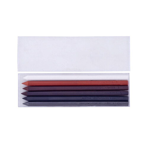 CRETACOLOR Graphite Lead Set  6-Colors  multicolor  5.000