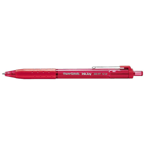 Paper Mate Paper Mate Inkjoy 300 Rt Μπλε Στυλό, Επαναγεμώμενο, Αναδιπλούμενο, Μεσαίο 1 Mm, Κόκκινο Μελάνι 1