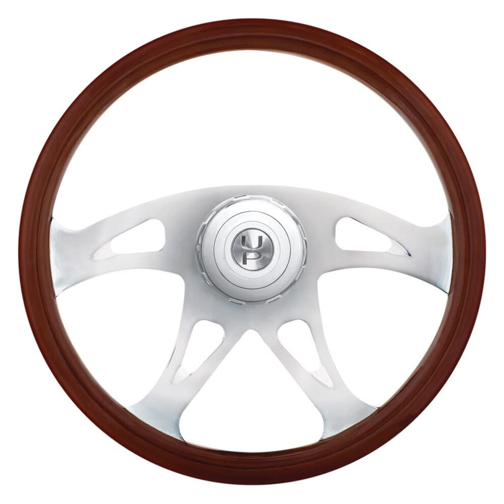 United Pacific 88138 - Steering Wheel - 18"" Chrome Boss Steering Whee 710270881383