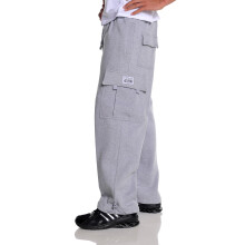 Pro Club zware fleece cargobroek voor heren, gem?eerd grijs medium