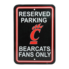 Fremont Die NCAA Σημείο Cincinnati Bearcats 12x18 Πλαστικό, Χρώματα Ομάδας, Ένα Μέγεθος