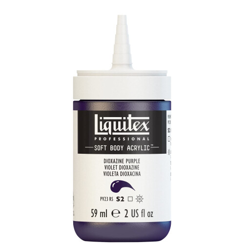 Liquitex Επαγγελματική Ακρυλική Πάχυνση 59ml (2-oz) Συσκευασία, Μωβ Διοξαζίνης 1
