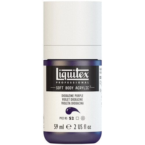 Liquitex Επαγγελματική Ακρυλική Πάχυνση 59ml (2-oz) Συσκευασία, Μωβ Διοξαζίνης