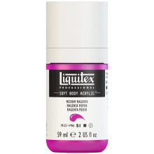 Liquitex Επαγγελματική Ακρυλική Πάστα, 59ml (2-oz) Μπουκάλι, Μεσαίο Ματζέντα