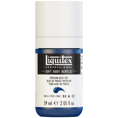 Liquitex Επαγγελματική Ακρυλική Πάστα, 59ml (2-oz) Μπουκάλι, Απόχρωση Προυσσιανού Μπλε