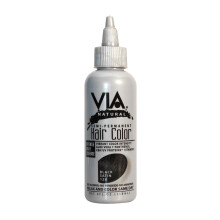 Via Hair Color-Black 4 oz.