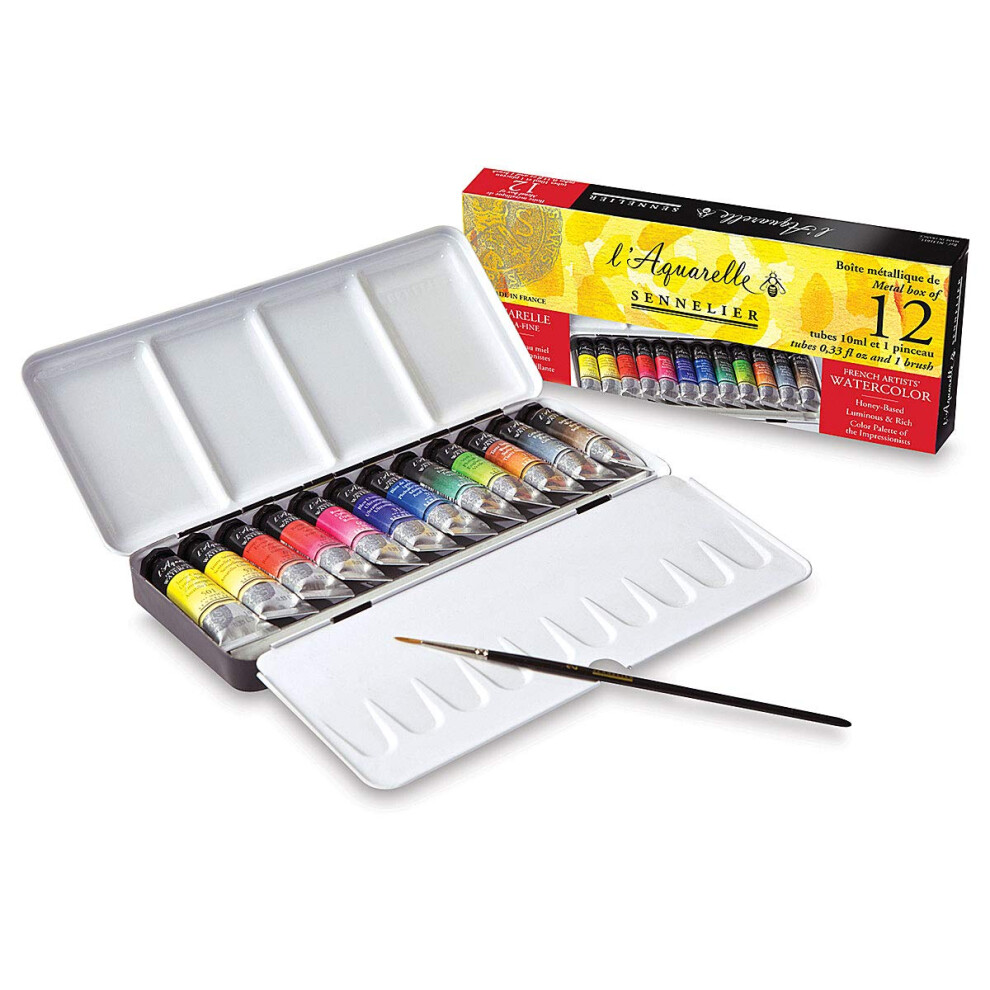 Sennelier L'aquarelle Watercolor Tubes 10Ml - Caput Mortum 10Ml Tube
