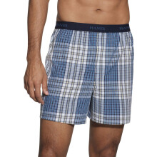 Hanes Ultimate mens Yarn Dye Exposed Waistband - Multiple Packs and Colors boxer shorts  Assorted Plaid 5 Pack  X-Large US