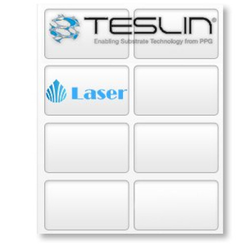 Χαρτί Teslin Συνθετικό - Για Εκτυπωτές Laser - Μικρο-Τρυπημένο 8-up - 10 mil | 10 Φύλλα