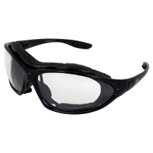 Motocyklov okuliare Birdz Eyewear Thrasher Padded prestaviteln na ochrann okuliare (cierny r m/c re o ovky)
