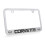 Chevrolet Corvette C4 Chromated Metal Licensplade Frame Holder 1
