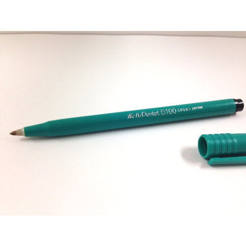 Pentel Pentel B100-AD Μπλε Στυλό με Μελάνι, Στυλό Μπάλας, Μαύρο, 10 Τεμάχια 2