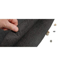 GLI 70-0015RD-BLK-160 Rundes Panzerschild-Bodenpolster, 15 Fu