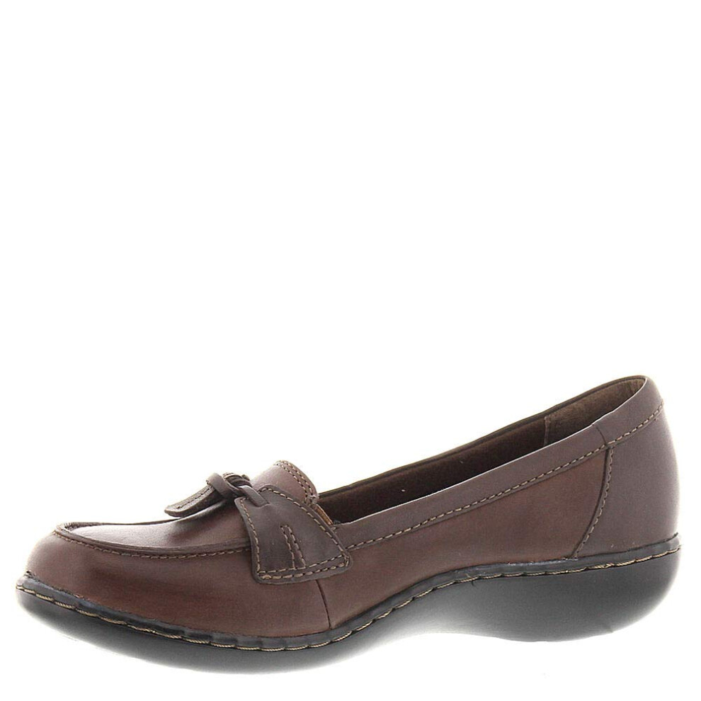 Mocassins Clarks Ashland Bubble pour femme, marron/noir, pointure 6 M US