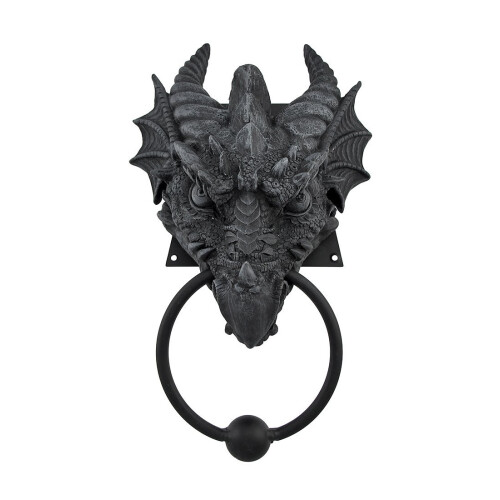 Pacific Giftware de 9,25 polegadas Gargoyle Dragon Door Knocker est   tua de est   tua estatueta