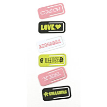 K & CompanyMash Scrapbook Metal Clips Cuty