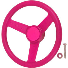 Schommelset Stuff Kinderstuurwiel met SSS-logosticker Roze