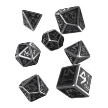 Q-Workshop Metal Dwarven 7 Polyhedral RPG prydnad trning