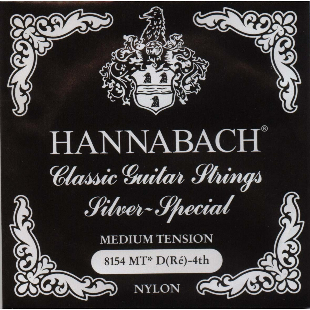 Hannabach Silver Series 815 Medium Tension Special Single D4 String F