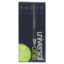 Universal UNV15510 Στυλό Μηχανικό Μαύρο 1 mm - Μεσαίο, Μαύρο (1 Δωδεκάδα)