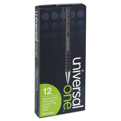 Universal Universal UNV15510 Στυλό Μηχανικό Μαύρο 1 mm - Μεσαίο, Μαύρο (1 Δωδεκάδα) 1