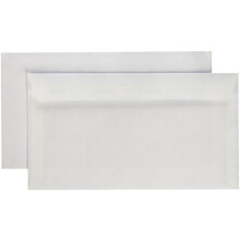 Sobres despegables y adhesivos en caja, 3.625""""X6.5"""", 55/paquete, seguridad #6