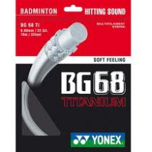YONEX Badmintonsträng BG68 Titanuim Solf Feeling