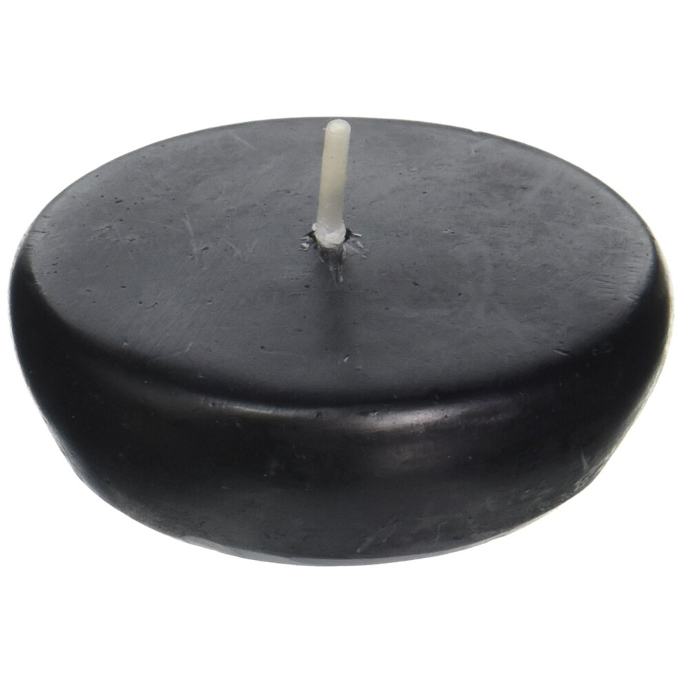 Koloniale Kaars Zest Candle 24-Piece Floating Candles 2.25-Inch Black