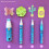 EK Tools 55-00012 Glue Pen Zig Chisel Tip 2 Way Multicolor 4