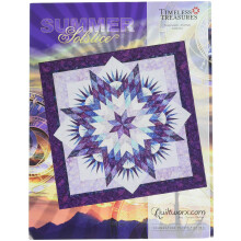 Pi   ce de papier pour courtepointe Judy Niemeyer JNQ89P Summer Solstice Finitions     58"""" x 58""""