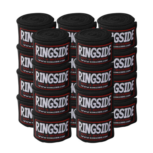 Ringside Μάλλινες Ζώνες Πυγμαχίας Στυλ Μεξικού (10 Ζευγών), Μαύρες