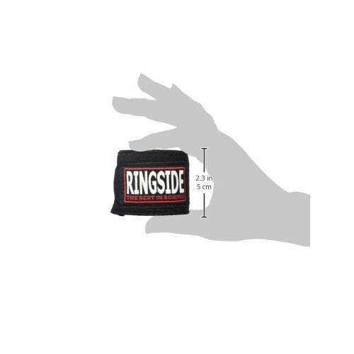 Ringside Μάλλινες Ζώνες Πυγμαχίας Στυλ Μεξικού (10 Ζευγών), Μαύρες 2
