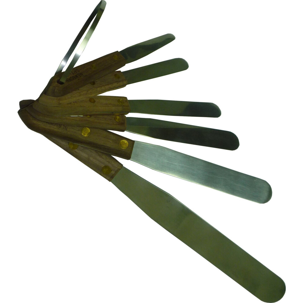 Ensemble de spatules droites     manche en bois KITSPT pour nouveau-n   , 6 pi   ces