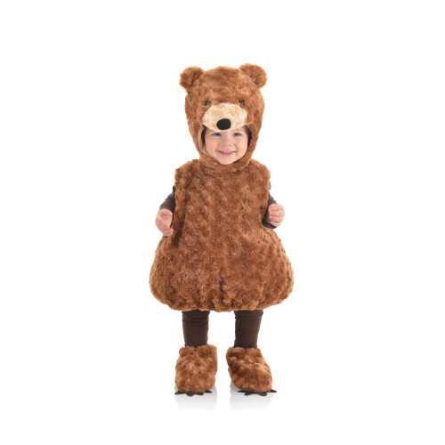 Teddybeer Pluche Buik Peuterkostuum Medium Kleur Bruin
