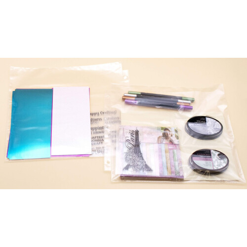 Total-Tiffany PD79 SS DBL 10pc scraprack Duo cu doua fe?e 4X1 Clear 2