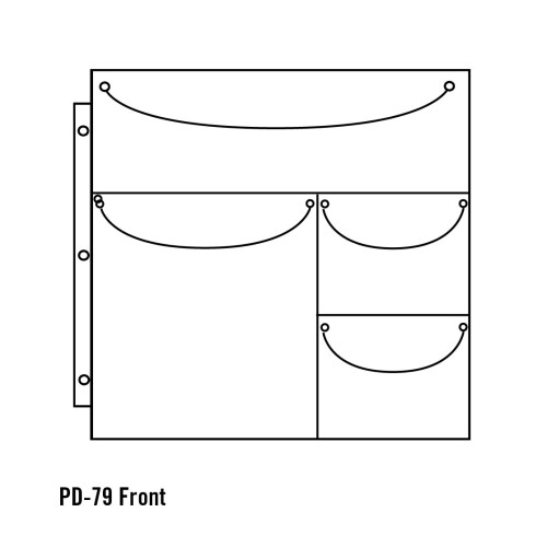 Total-Tiffany PD79 SS DBL 10pc scraprack Duo cu doua fe?e 4X1 Clear 1