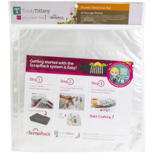 Total-Tiffany PD79 SS DBL 10pc scraprack Duo cu doua fe?e 4X1 Clear