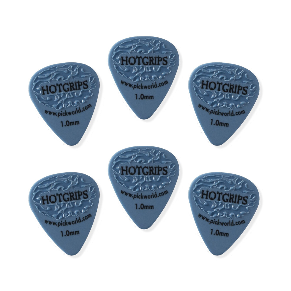 Pickworld Hotgrip Delrin Plettro 1.0Mm Blue-image