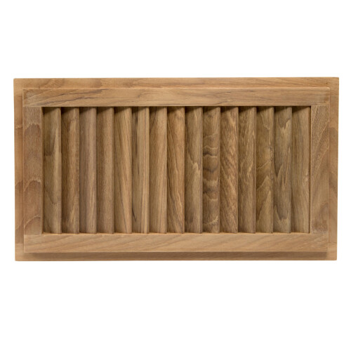 Whitecap 60710 Teak 16 x 918 x 34 Louvered Insert 34 Thick 1