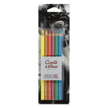 Cont? Paris Pastel Pencils with 6 Count Assorted Bright Colors