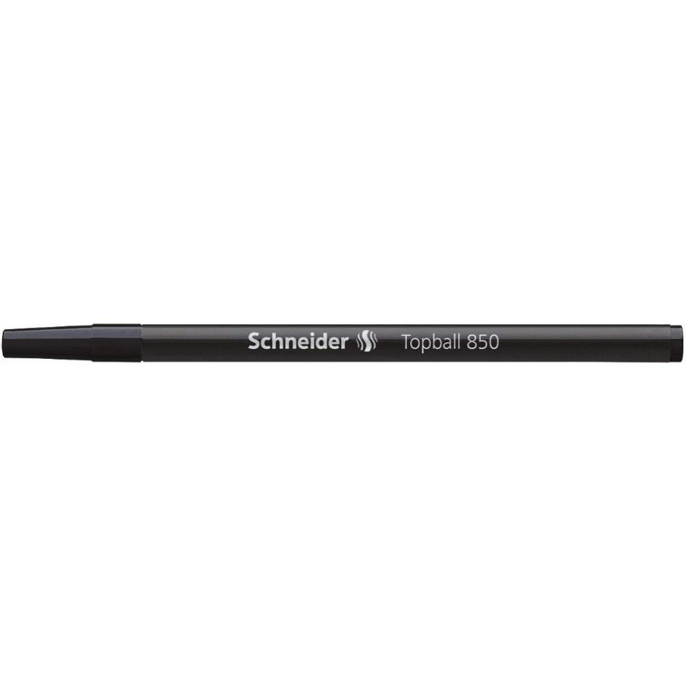 Schneider Electric Topball 850 Rollerball Refill Stroke Width 0.5 Mm Fade-Resistant No Black