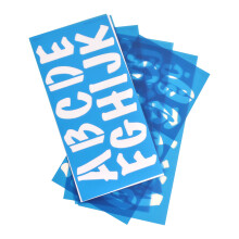 Westcott Lettercraft Stencil Marker Font 2-inch personaje (15836)