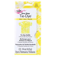 Tulipa de um etapa de tie-dye kit tulipe corante de tecido aberto 29036 FDY RECILLE amarelo